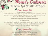 relief society women's conference.